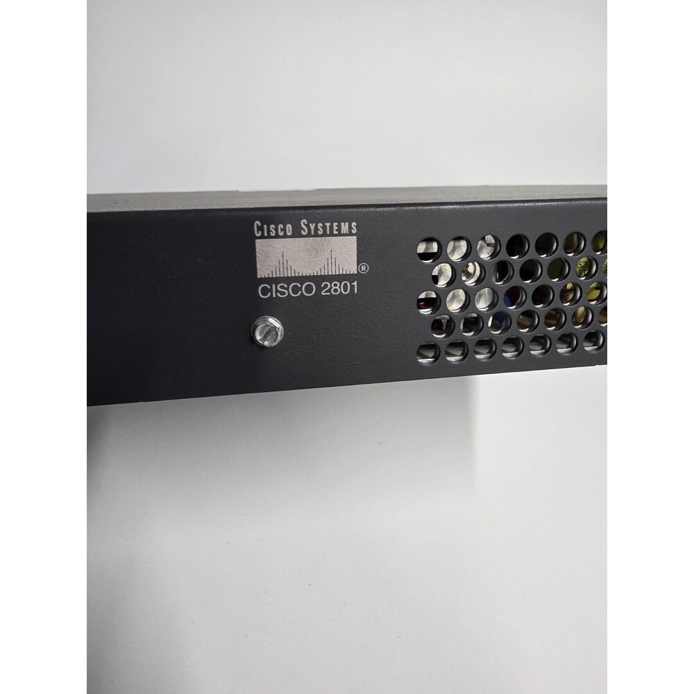 Cisco 2801 Integrated Services Router 2-Port Fast Ethernet Rackmount - Picture 1 of 7